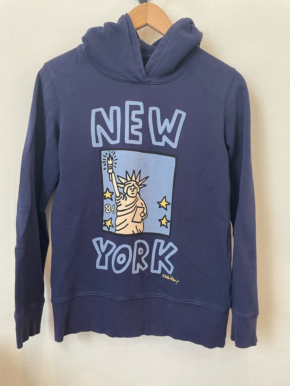 Keith Haring SPZNY size large hooded sweat top